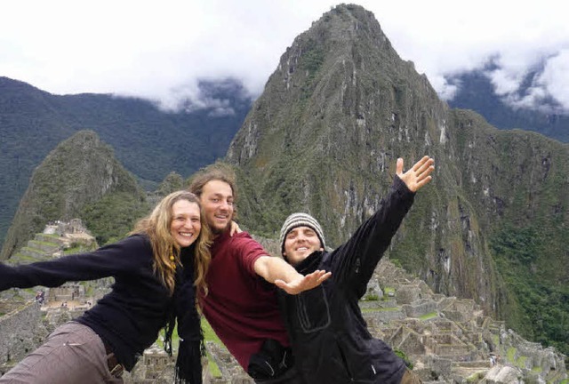 <Bildtext>Raphaela Buchtela, Christof ... der Inka, Machu Picchu. </Bildtext>    | Foto: Privat