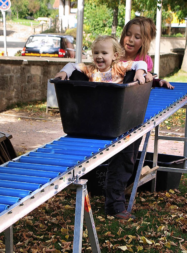 Spa hatten die Kinder auf dem Spielep...enfest des CDU-Stadtverbands Bonndorf.  | Foto: Daniele Schle