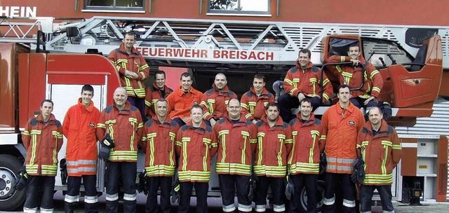 Anspruchsvolle bungsaufgaben hatte de...ug der Breisacher  Feuerwehr zu lsen.  | Foto: privat