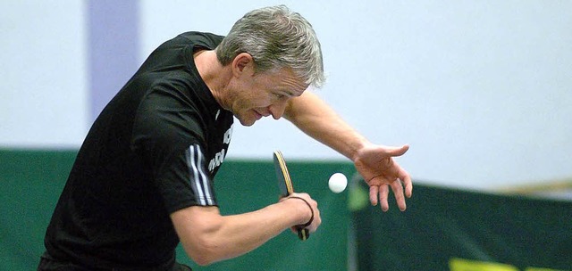 Kai Werner und die TTSF Hohberg wollen in der Badenliga  bleiben.   | Foto:  Wolfgang Knstle (A)