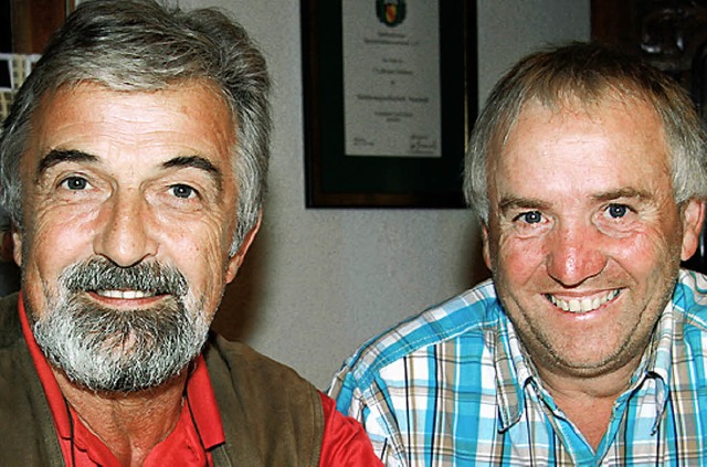 <Bildtext>Werner Schubnell (rechts) un...r ein Jahr die Arge Sport. </Bildtext>  | Foto: eva  korinth