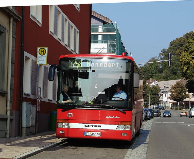 Falls Zuschsse im Rahmen der Stadtsan... Buswartehuschen aufgestellt werden.   | Foto: Daniele Schle