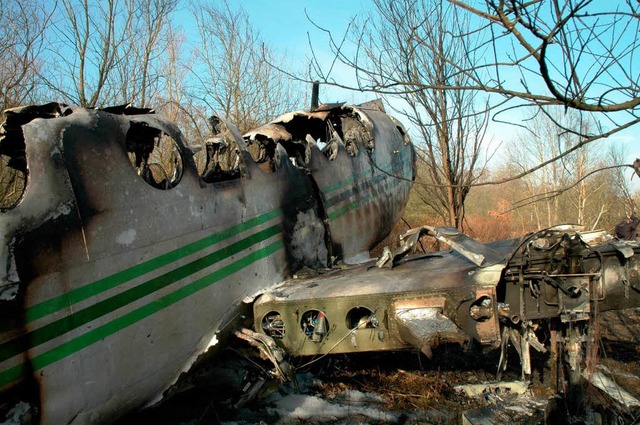 Bei dem Flugzeugabsturz im Januar 2006...reiburg kamen beide Piloten ums Leben.  | Foto: Brigitte Sasse