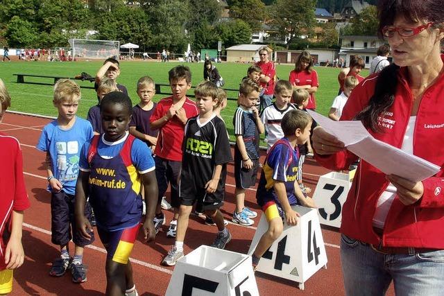 Junge Leichtathleten beschwingt auf Rekordkurs