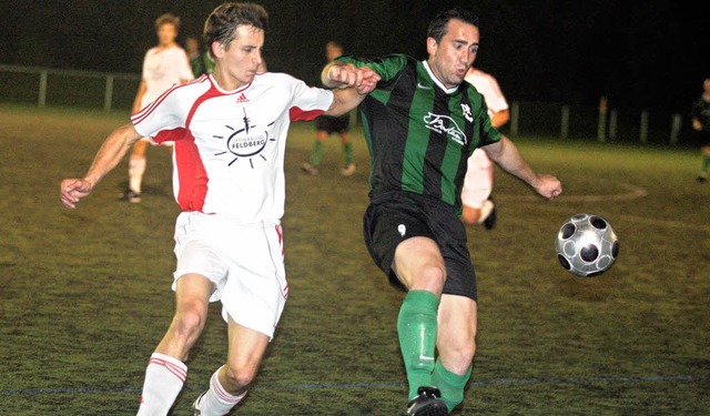 Mitternachts-Fuball: Der Hinterzarten...l in Villingen mit drei Punkten heim.   | Foto: Reinhardt