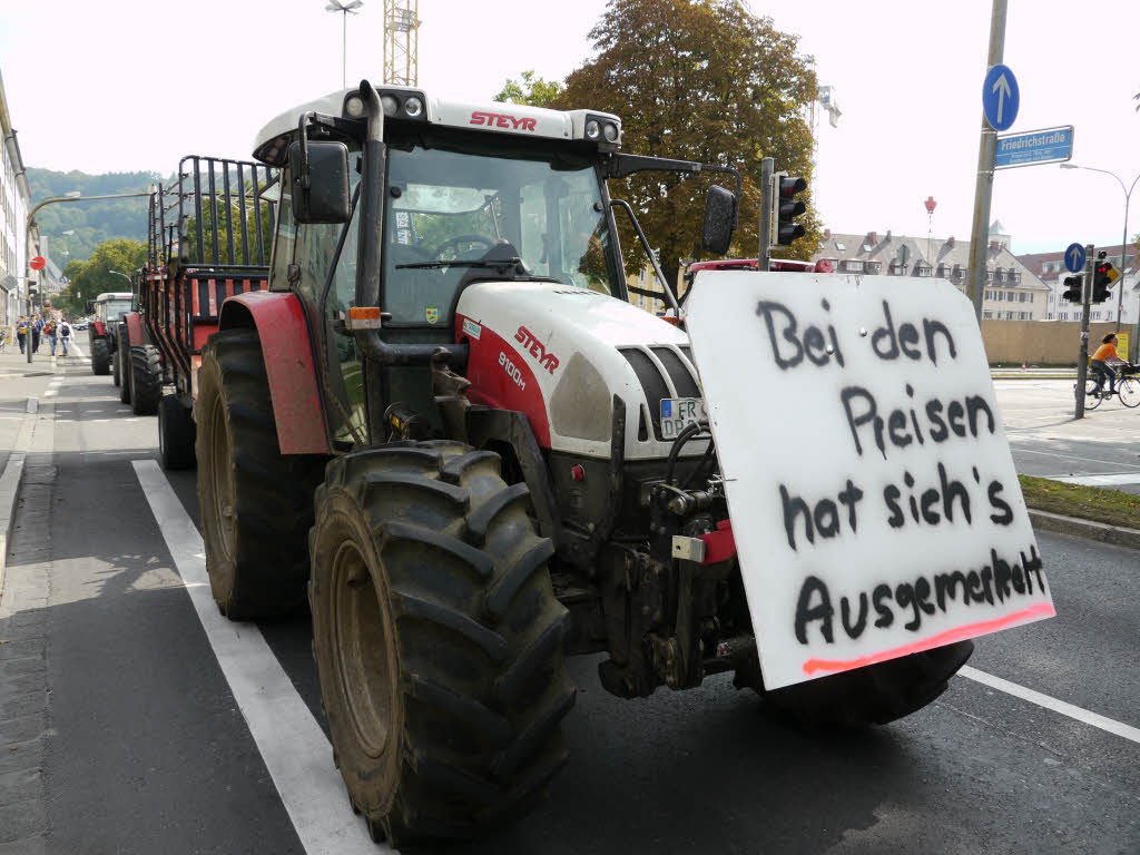 Protest in Freiburg.