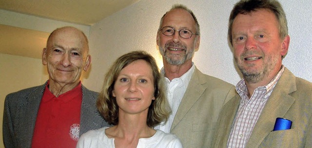 <Bildtext>Bewhrtes Team und ein neues...er Hans Ross (von rechts)  </Bildtext>  | Foto: Roswitha Frey