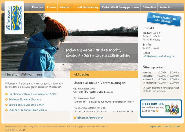 Neue Form der Hilfe fr Opfer von sexueller Gewalt: Die Online-Beratung  | Foto: Screenshot BZ