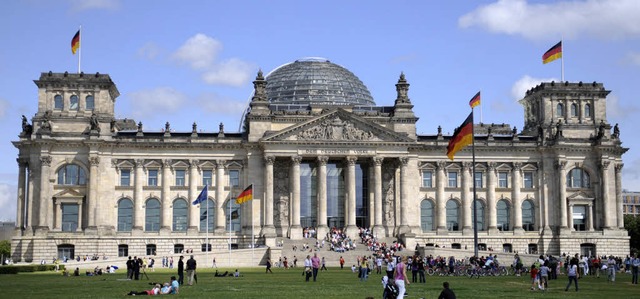 Der Reichstag  in Berlin &#8211; ein w...yrinth aus Gngen, Treppen und Liften   | Foto: dpa/rbb