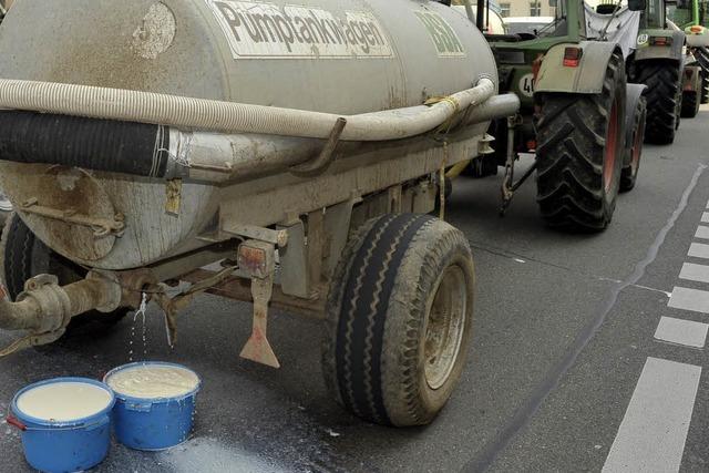 Fotos: Milchbauern-Protest in Sdbaden