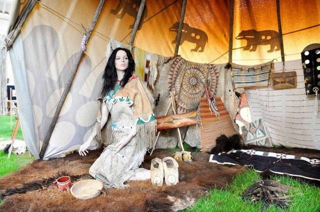 Wie die Prrie-Indianer lebten, zeigt ...rschau &#8222;Mythos Wildwest&#8220;.   | Foto: Messe Offenburg