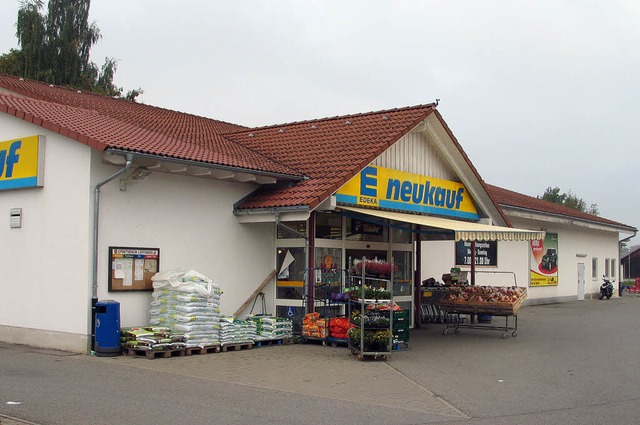 Der Neukauf-Markt in Lffingen soll vo... 1400 Quadratmeter vergrert werden.   | Foto: Martin Wunderle