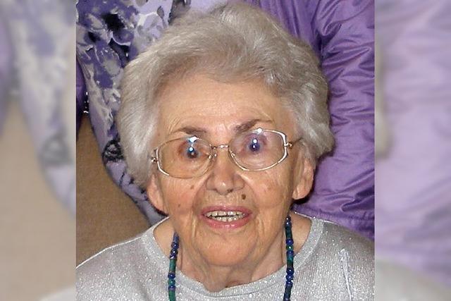 Gertrud Otten wurde 90 Jahre