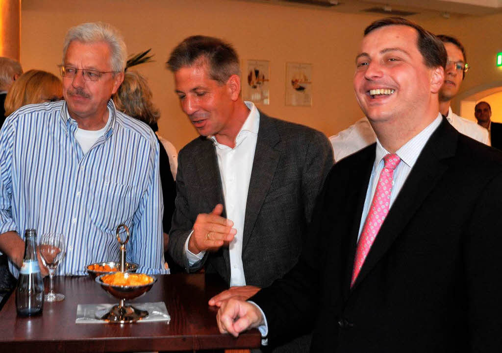 Otto Neideck, Klaus Schle und Daniel Sander (von links) von der CDU