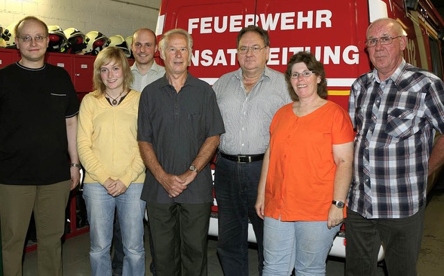 Der Vorstand des Feuerwehr-Frderverei... Ulrike Glatz und Hans-Jrgen Baicar.   | Foto: frank linke