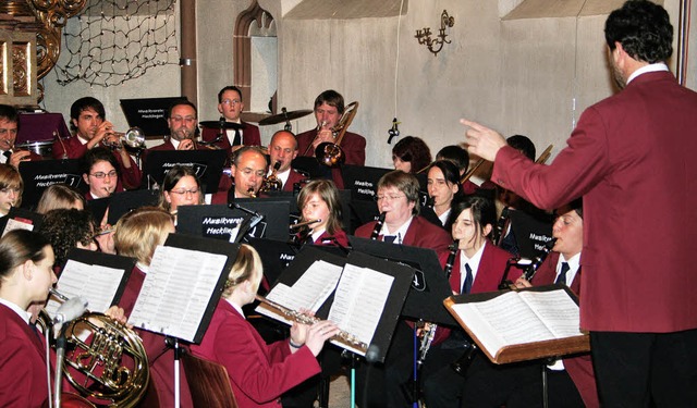 Der Musikverein Hecklingen, der auf ei...Programm bietet  viel Musik und Gaudi.  | Foto: Werner Schnabl