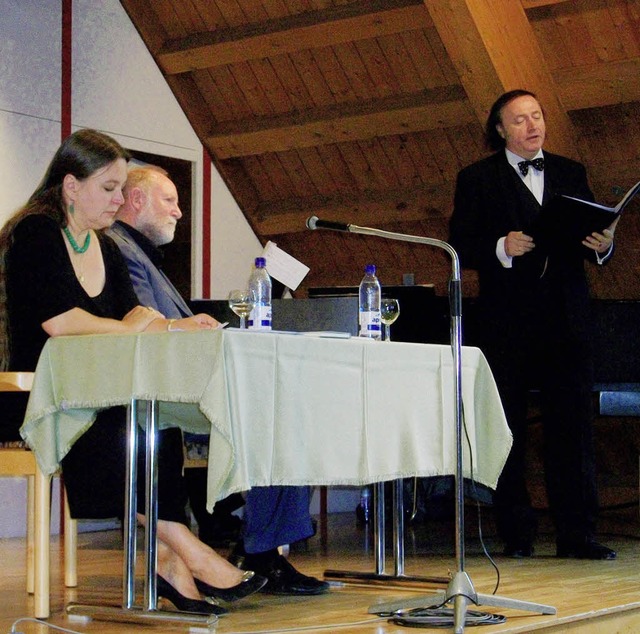 Lesung Mildenberger im Kurhaus Lenzkirch  | Foto: Ursula Schmidt