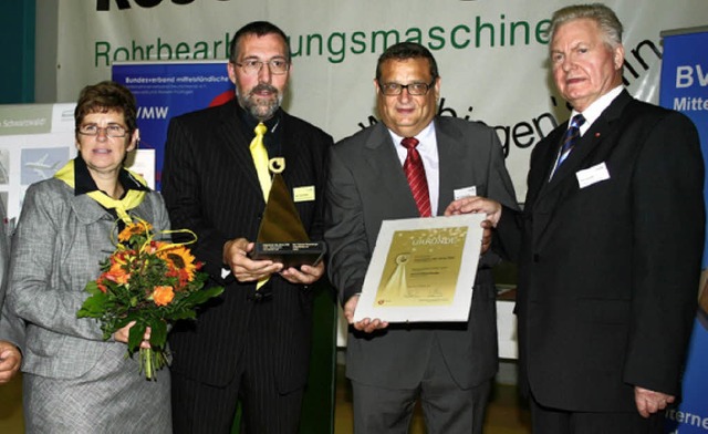 Die Rosenberger AG  Simonswald erhielt...hmerpreis 2009  Weimarer Land&#8220;.   | Foto: privat