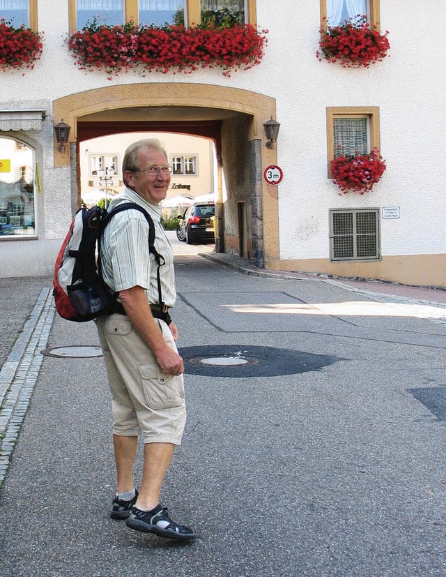 Der Schluchtensteig hat den Klner Klemens Grtz  nach St. Blasien gefhrt.   | Foto: Fritz