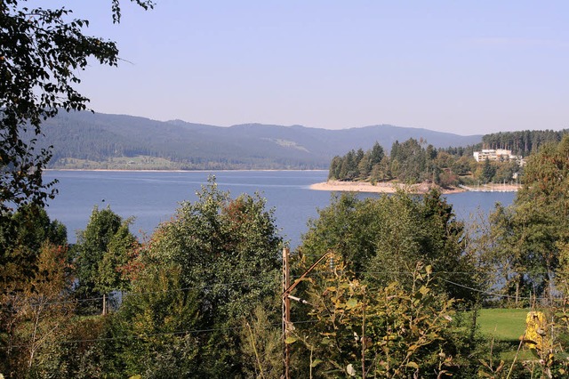 So sieht das Panorama am Schluchsee mi...zwei  Plattformen geschaffen werden.    | Foto: Roswitha Klaiber