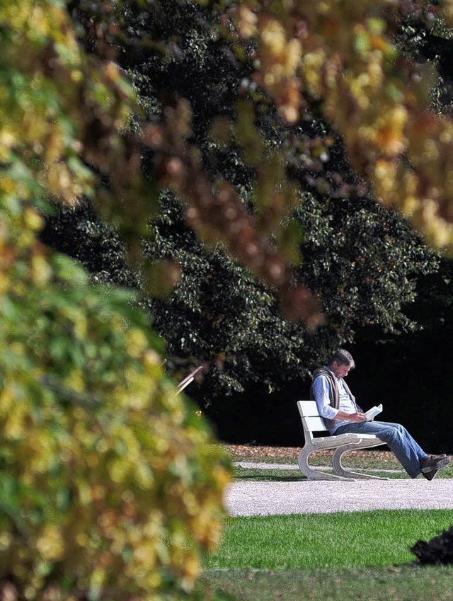 Ohne Jacke lie es sich im September gut aushalten.  | Foto: dpa