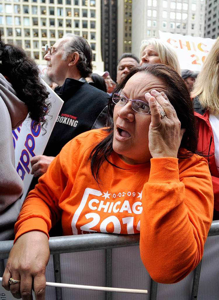 Entsetzen in Chicago, nachdem die Bewerbung der Stadt gescheitert war.