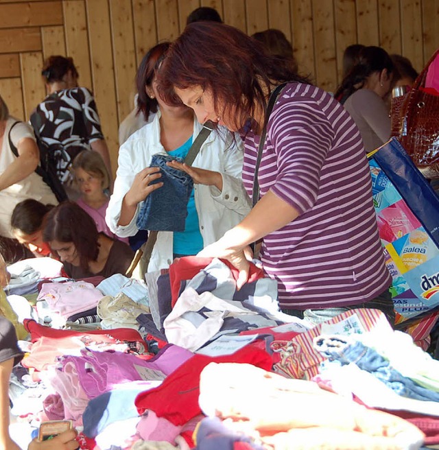 Kindersachen-Flohmarkt Heuweiler  | Foto: Andrea Steinhart