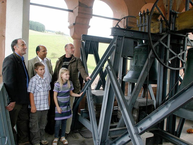 Besucher im Glockenturm  | Foto: Heidi Foessel