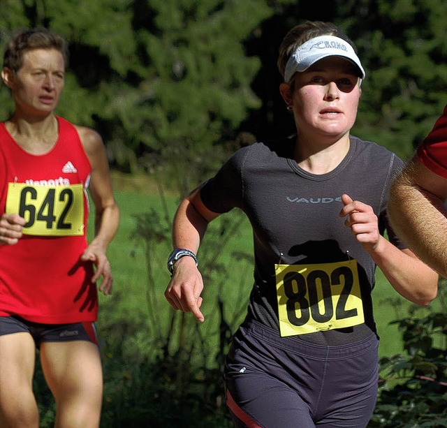 In der dritten von vier Runden enteilt... ber 8,4 Kilometer in 34,21 Minuten.   | Foto: Helmut Junkel