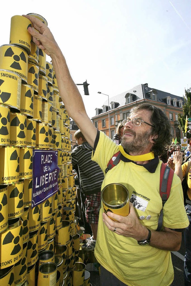 Viel Engagement beim Anti-Atom-Protest in Colmar  | Foto: dpa