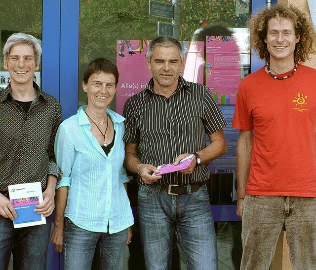 Das Lebenshilfe-Team (von links): Alex...ach, Thomas Schrecker und Norbert Held  | Foto:  Mildenberger
