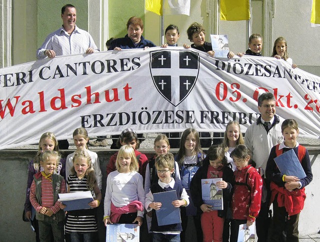 Die Schar der Jungen Kantorei Neustadt in Waldshut   | Foto: privat