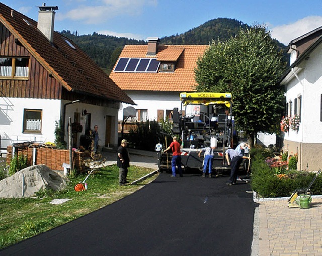 Weitgehend abgeschlossen ist  in Kalte...n, zum Beispiel im Wohnbereich Ecken.   | Foto: kanmacher