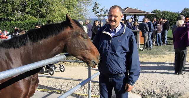 Neues vom Fohrenhof  in  Tannenkirch: ...n Finkler am Sonntag den Besuchern.     | Foto: Bode