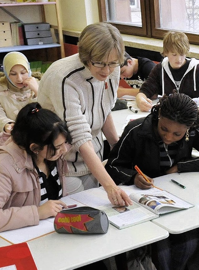 Aus den Lrracher Hauptschulen sollen ...ob damit  die Probleme gelst werden.   | Foto: Ingo Schneider