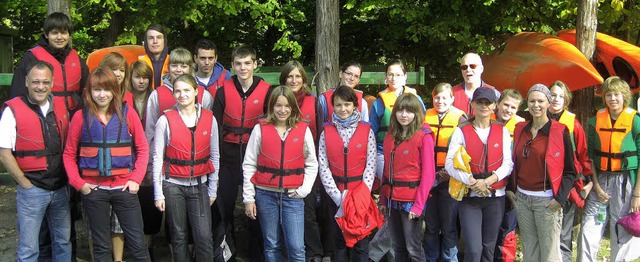 Viel Spa machte den Schlern eine  Pa...utynia in der Masurischen Seenplatte.   | Foto: schule