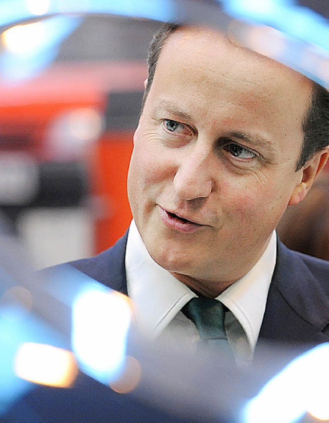 Die EU funkt ihm beim Parteitag dazwischen: David Cameron  | Foto: afp