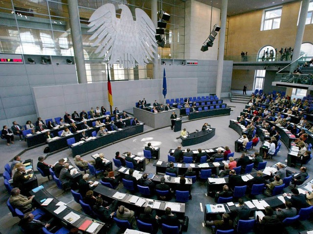 Der Bundestag in Berlin.  | Foto: Michael Kappeler