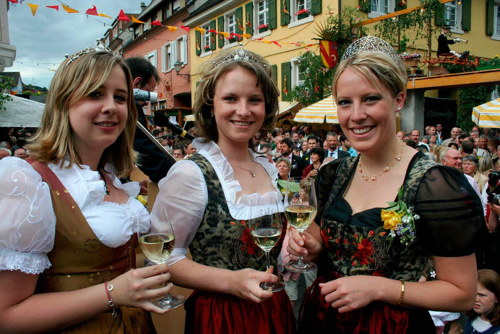 2009: Bei der Erffnung der Ihringer Weintage 2009.