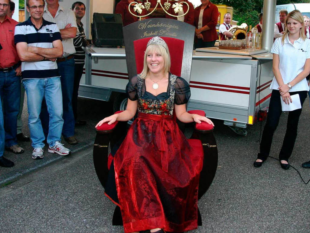 2008: Isabell Kindle bekommt einen eigenen Thron