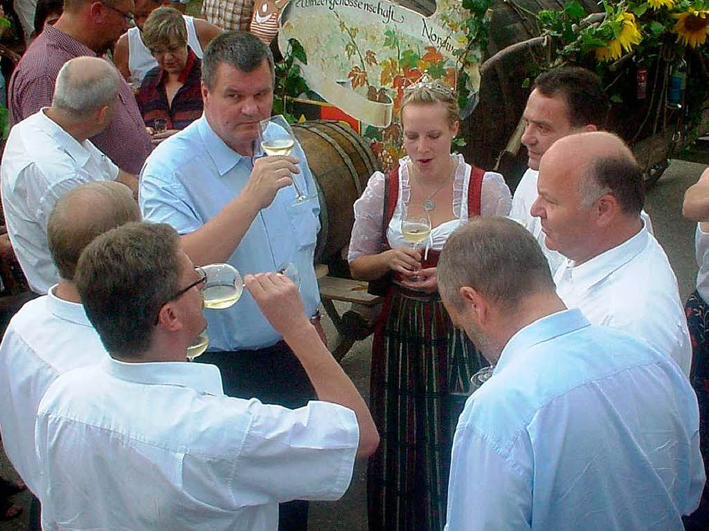 2008: Auf dem Nordweiler Weinfest