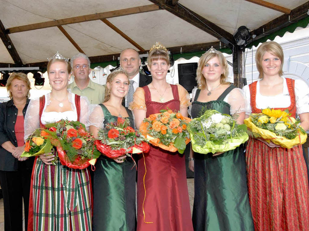 2007: Weinhoheiten beim Breisgauer  Weinfest