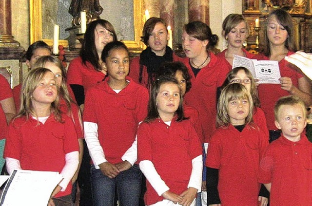 Der Kinder- und Jugendchor Nordweil  | Foto: Reiner Merz