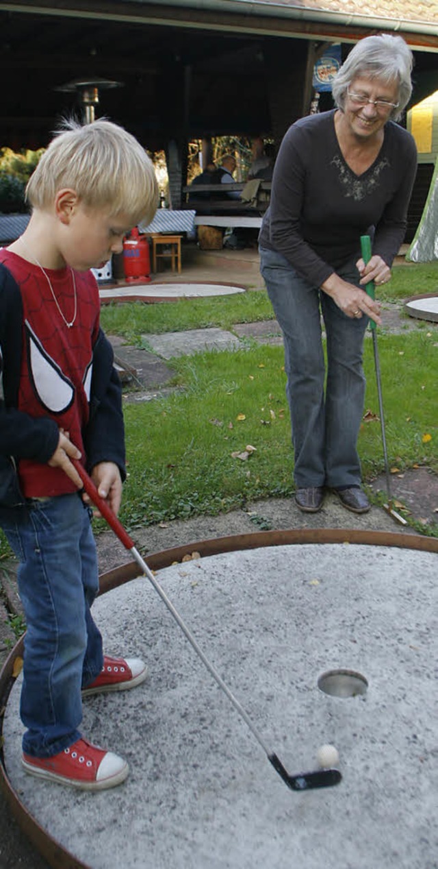 Der Besuch der Minigolfanlage in Drli... sich im vergangenen Jahr in Grenzen.   | Foto: H. Fssel