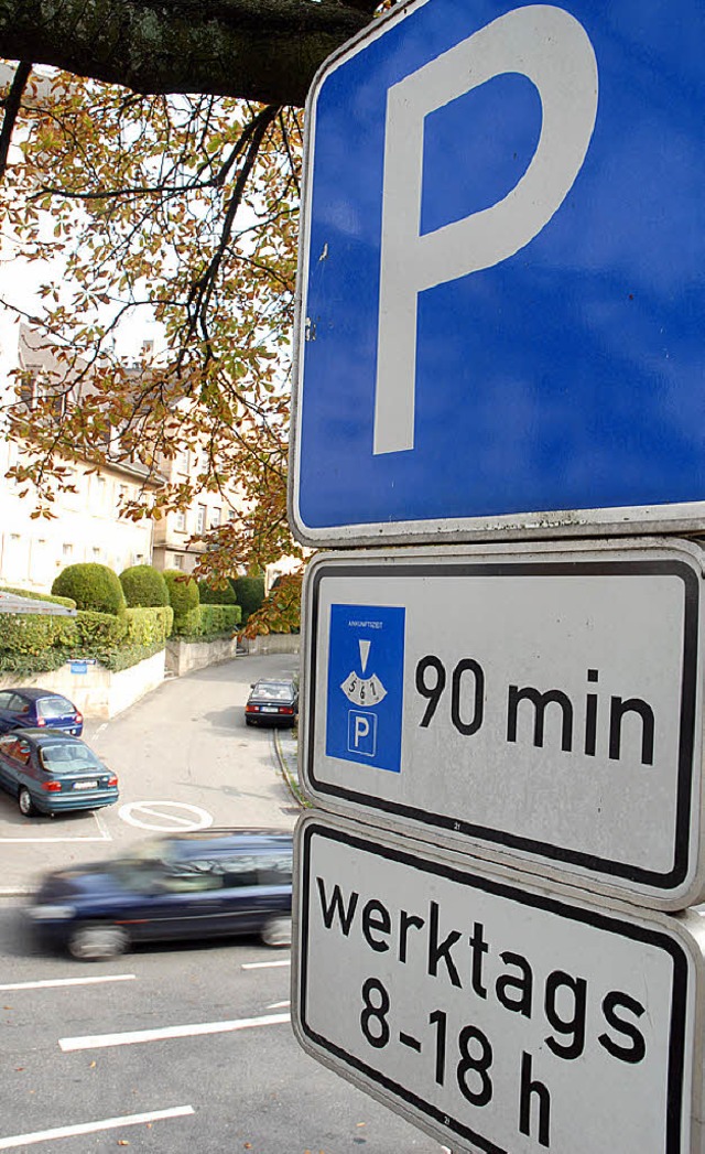 Autofahrerfreundlich: In Rheinfelden k...n vielerorts 90 Minuten gratis parken.  | Foto: bensiek