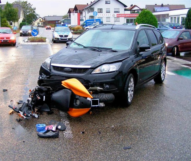 Die Unfallstelle  | Foto: Polizei