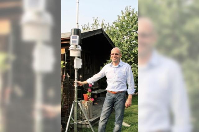 Die Wetterstation im eigenen Garten