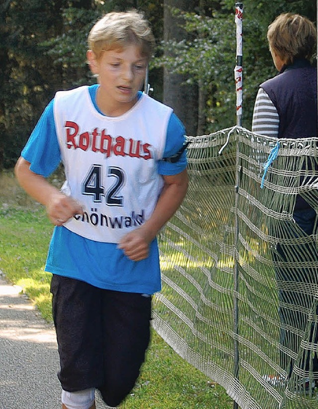 Ausdauernd: Florian Waldvogel  von der WSG Feldberg   | Foto: Junkel