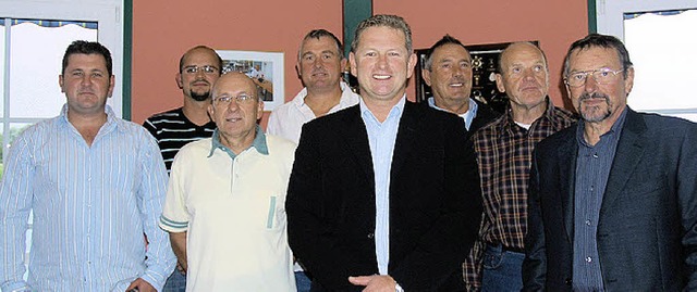 Der neue Vorstand des Wassersportclubs... Magel, Eric Waag und  Ludwig Kimmig.   | Foto: Dieter Fink