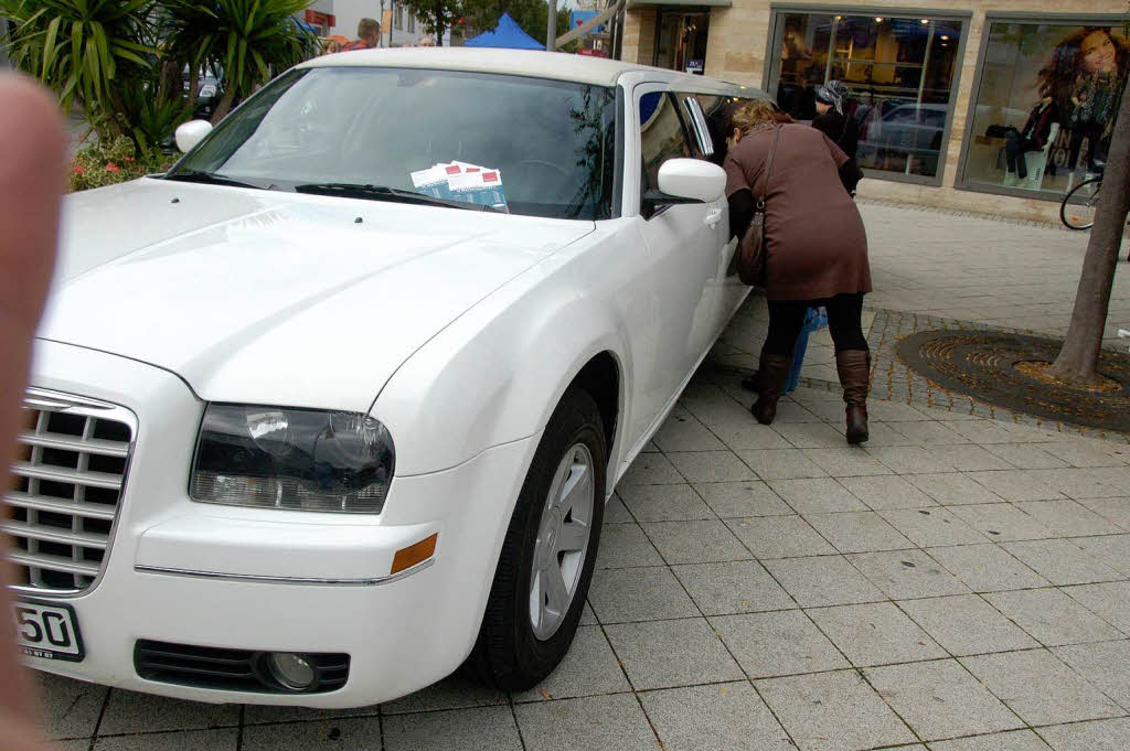 Da staunten viele: In der Stretch-Limousine ist massiv Platz